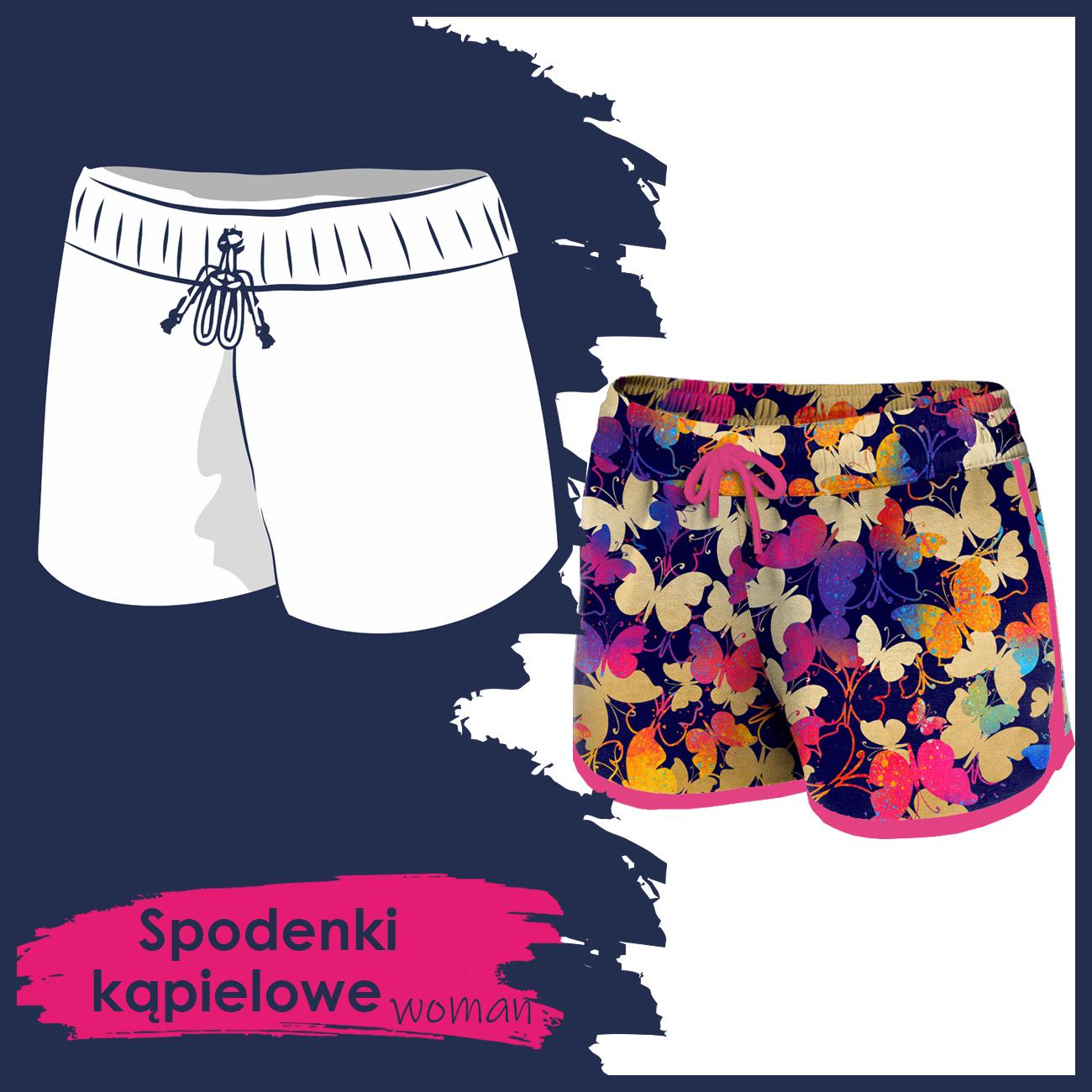 Spodenki kąpielowe damskie